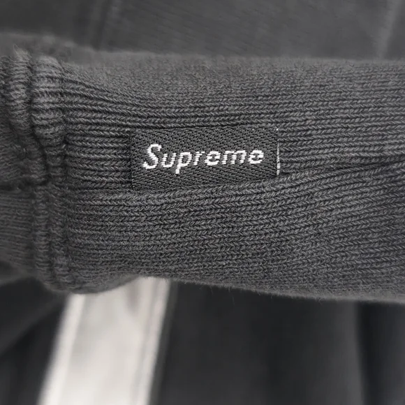 Supreme Wrapped Half Zip Hooded Black Sweater - Picture 10 of 10